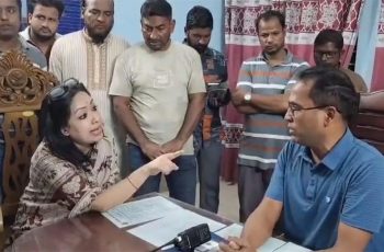 ব্রাহ্মণবাড়িয়ায় ওসির সঙ্গে এমপি রুমিনের বাদানুবাদ