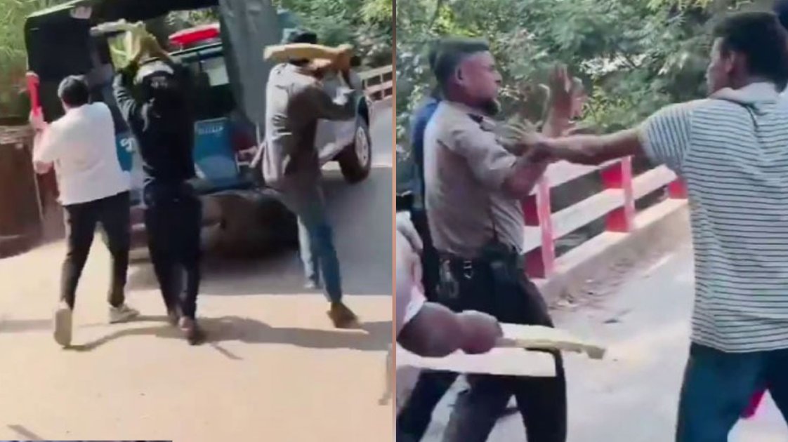 গোপালগঞ্জে পুলিশে হামলা চালাল নিষিদ্ধ ছাত্রলীগের সদস্যরা