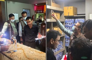 গুলশানের কিংফিশার রেস্টুরেন্টে অভিযান, বিপুল অ্যালকোহল জব্দ