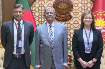 রাষ্ট্রপতির সঙ্গে উইনরক ইন্টারন্যাশনালের প্রেসিডেন্টের সাক্ষাৎ