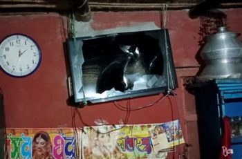 পীরগঞ্জে ধর্মীয় অবমাননার অভিযোগে যুবকের বাড়ি ভাঙচুর