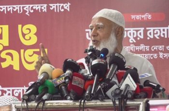 আওয়ামী লীগকে রাজনৈতিক দল মনে করেন না ডা. শফিকুর রহমান