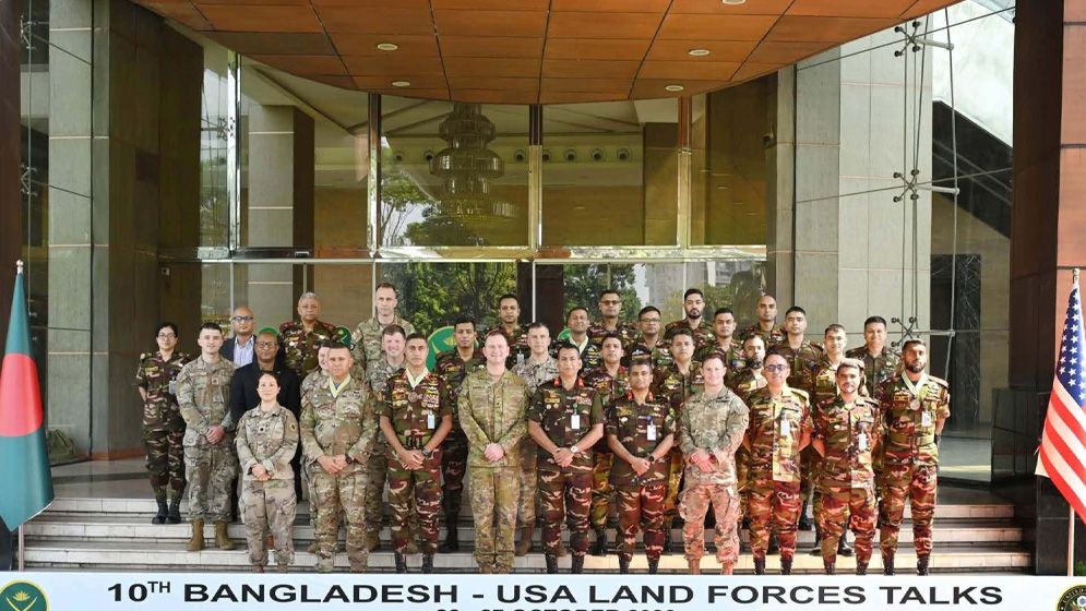 বাংলাদেশ-যুক্তরাষ্ট্র দশম ল্যান্ড ফোর্সেস টকস শেষ