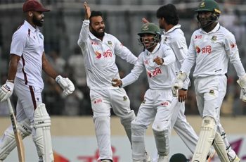 মিরপুর টেস্টে আলোকস্বল্পতায় দ্বিতীয় দিনের খেলা শেষ