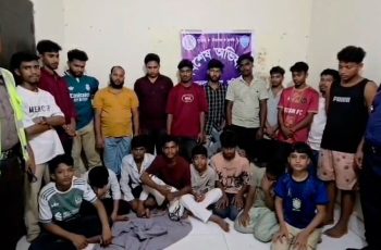 কুমিল্লায় মাদক ও গ্যাং বিরোধী অভিযানে ৩৫১ জন আটক